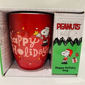 Peanuts Snoopy Happy Holiday Mug New in Box 2022